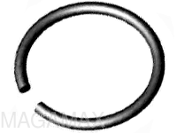 DIN 7993 form A, B. Кольца стопорные пружинные из круглой проволоки. Форма A - наружные для валов, форма B - внутренние для отверстий.